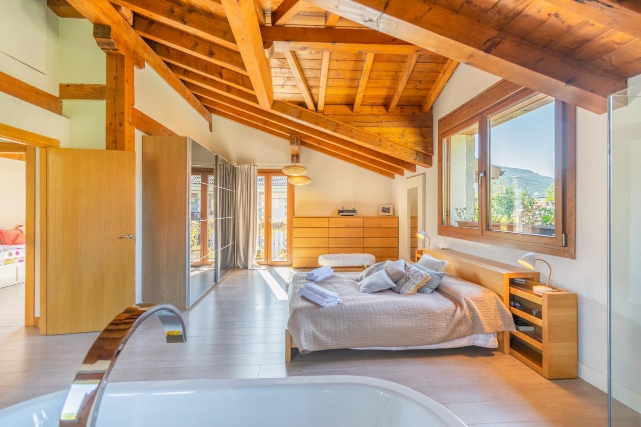 Casa Patxi, Espectacular Casa Rural Proxima A Pamplona Larrasoana Eksteriør billede