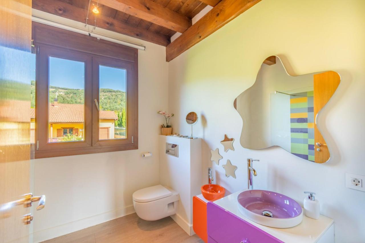 Casa Patxi, Espectacular Casa Rural Proxima A Pamplona Larrasoana Eksteriør billede